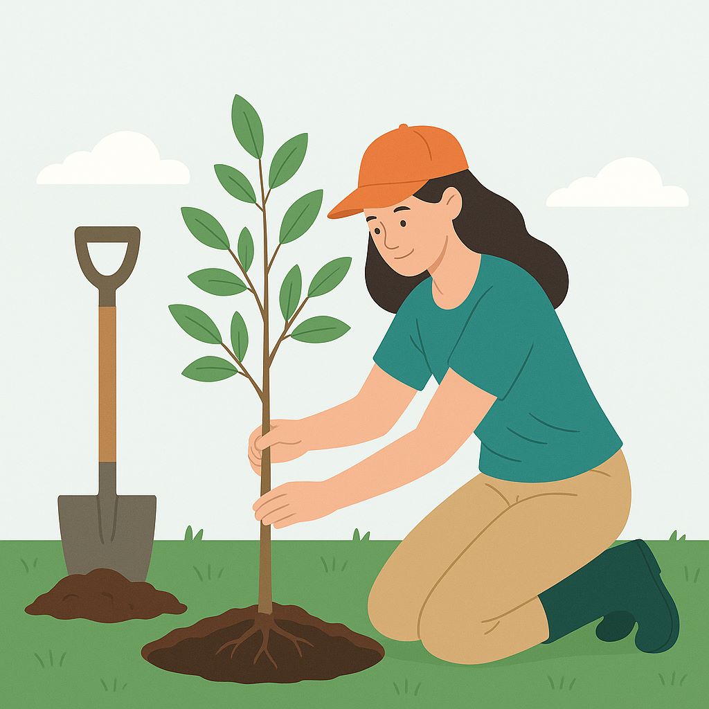 как да засадим дърво